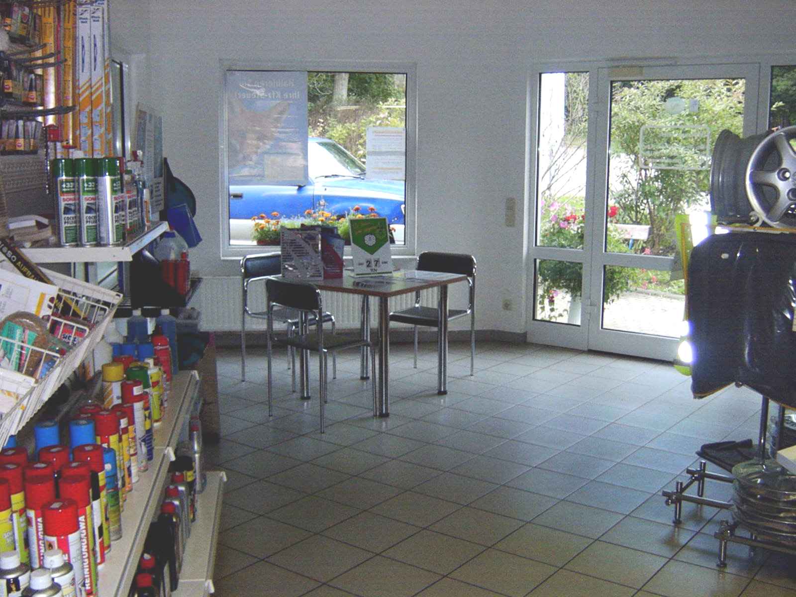 Shop in der Waschanlage